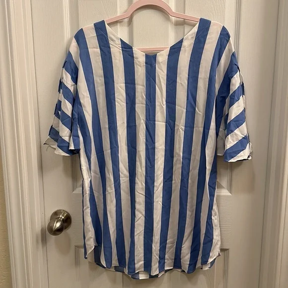 Blue striped top - Picture 2 of 6